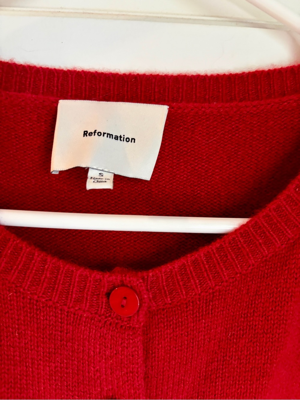 Reformation Clara Cashmere Cardigan - Picture 8 of 9